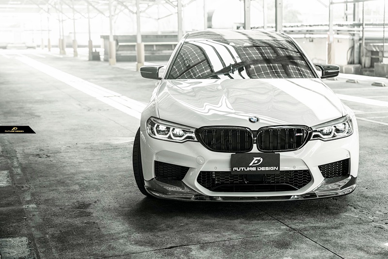 BMW F90 M5 - 3D Carbon Front Lip 001